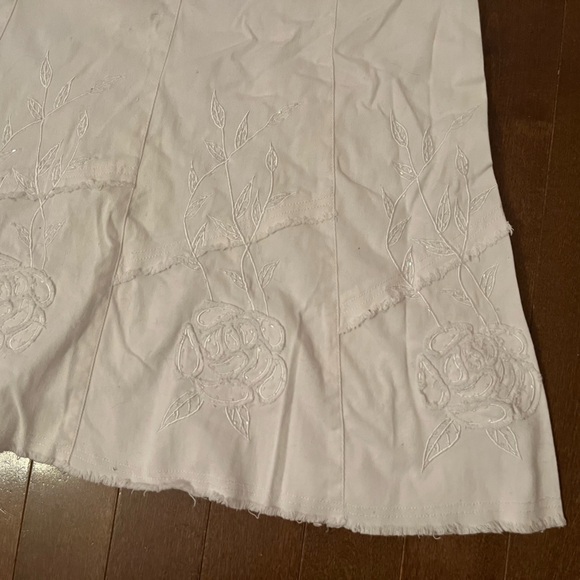 Simon Chang Denim maxi skirt - Picture 3 of 7